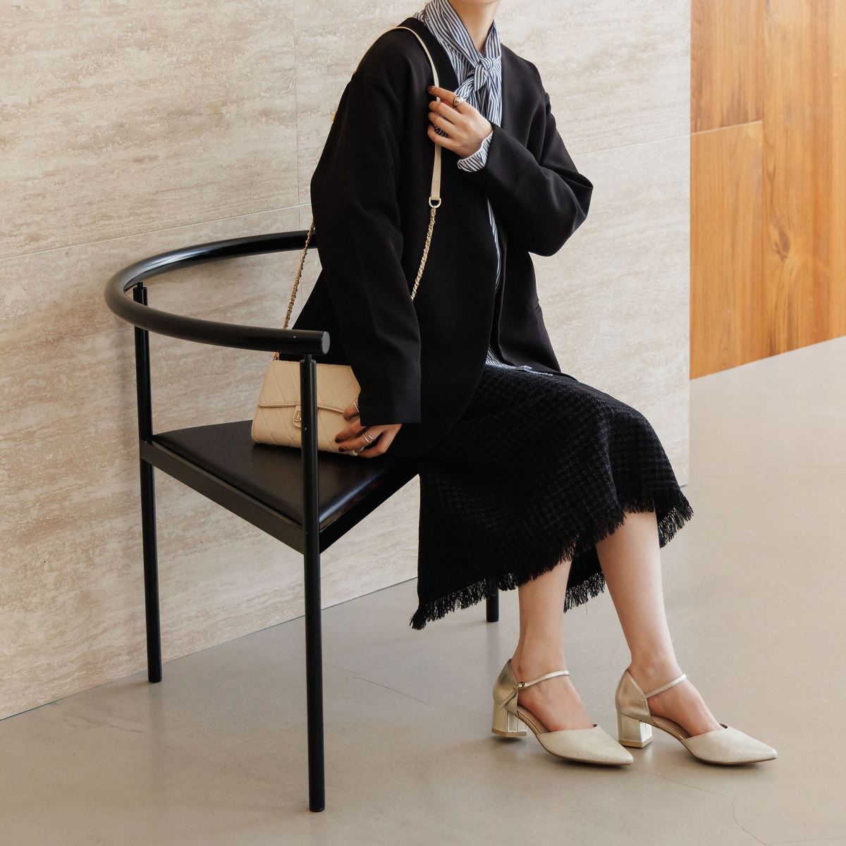 【WEB限定デザイン】セパレートストラップパンプス/640010