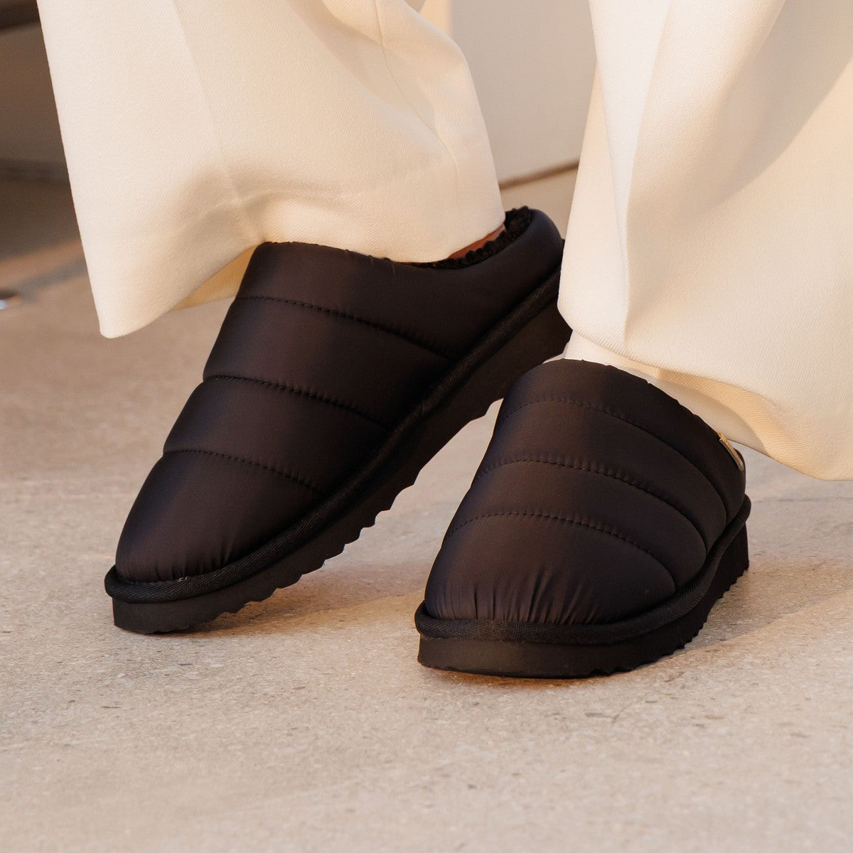 【25AW/WEB限定】キルティングボアクロッグ/640011