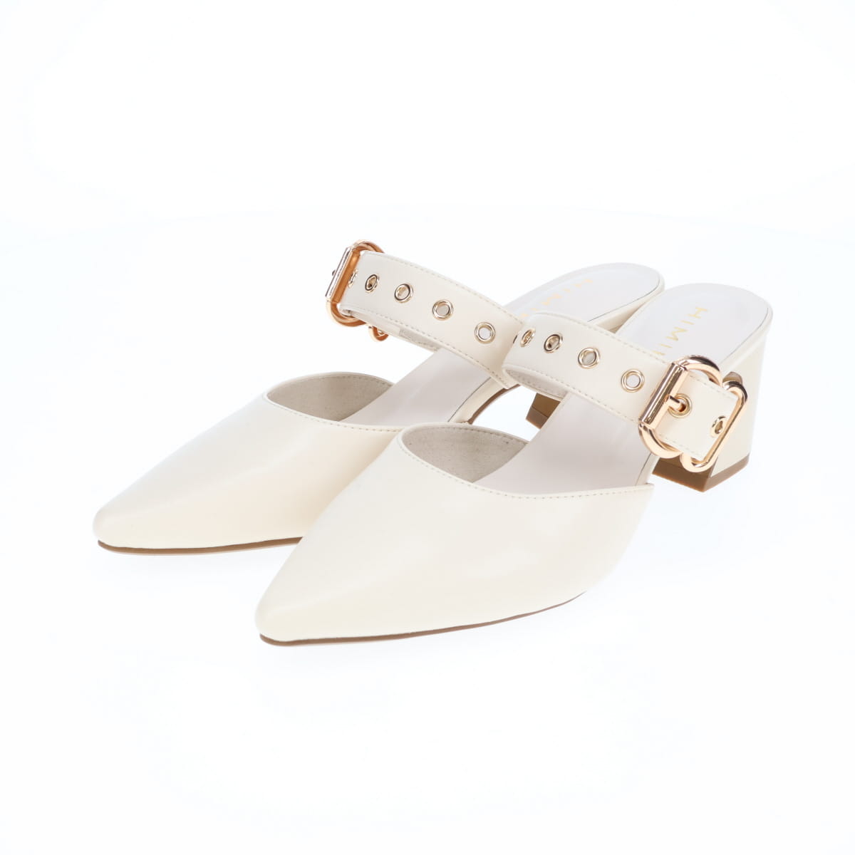 《予約/4月下旬入荷予定》メタルアクセントミュールパンプス/640012