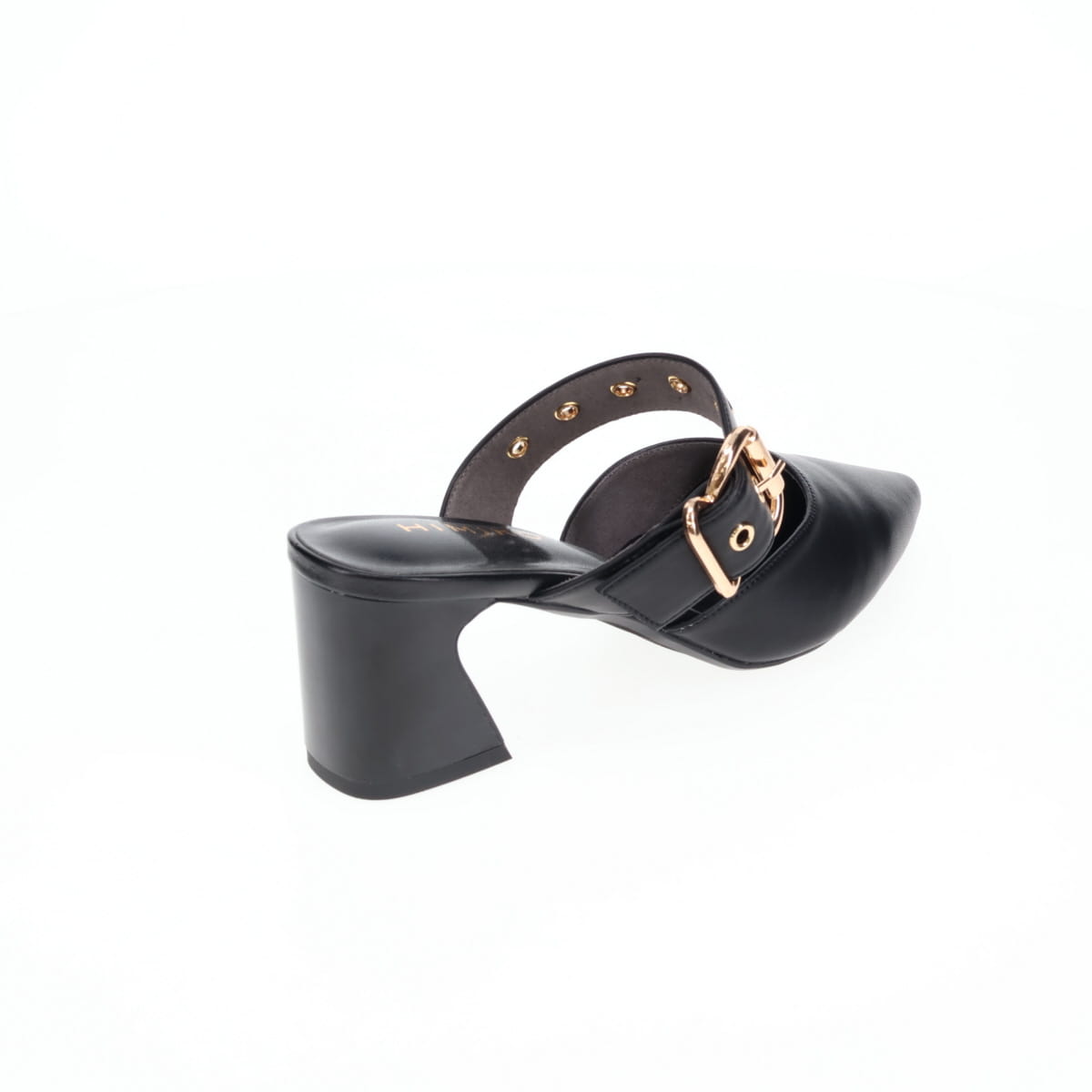 《予約/4月下旬入荷予定》メタルアクセントミュールパンプス/640012