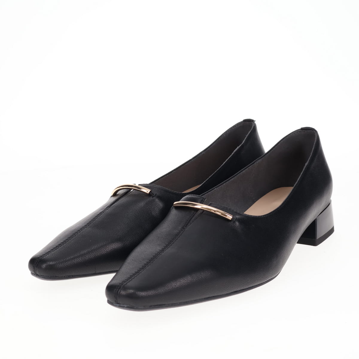 《予約/4上旬入荷予定》メタルバーアクセントパンプス/ 640013