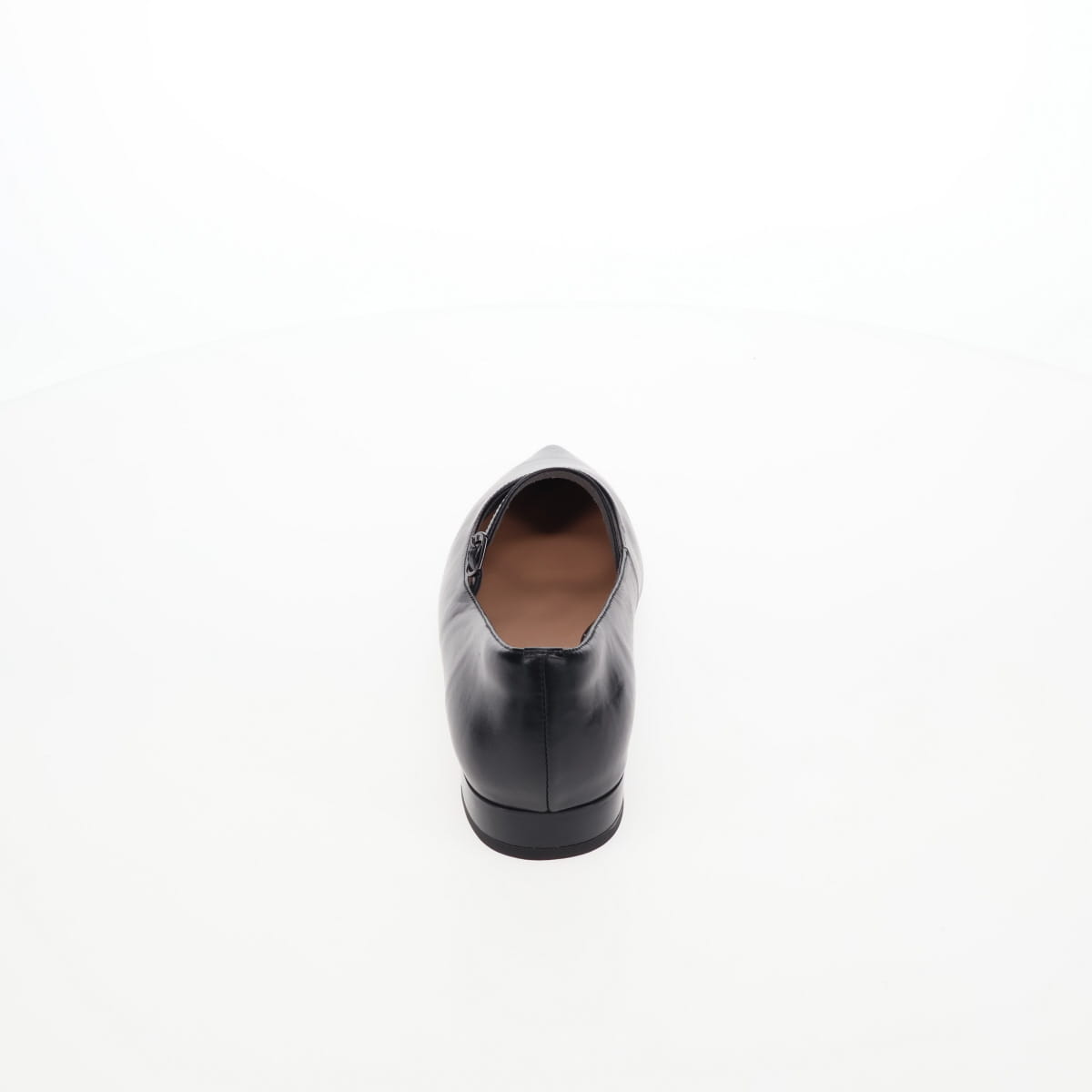 【26SS/WEB限定デザイン】配色ヒールストラップフラットパンプス/640016