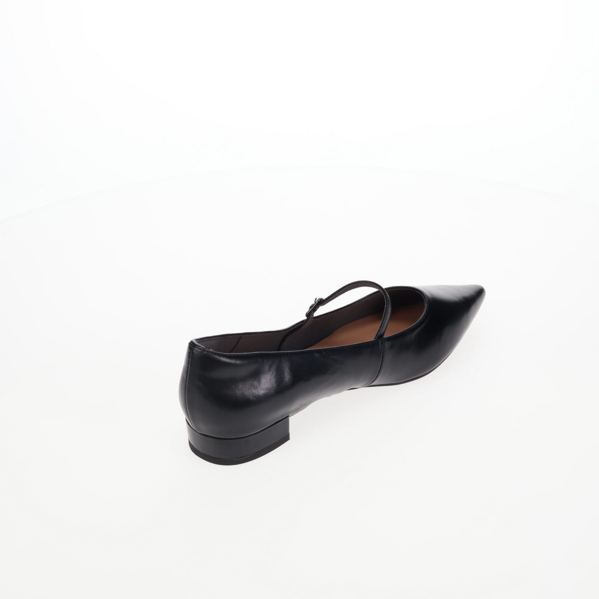【26SS/WEB限定デザイン】配色ヒールストラップフラットパンプス/640016