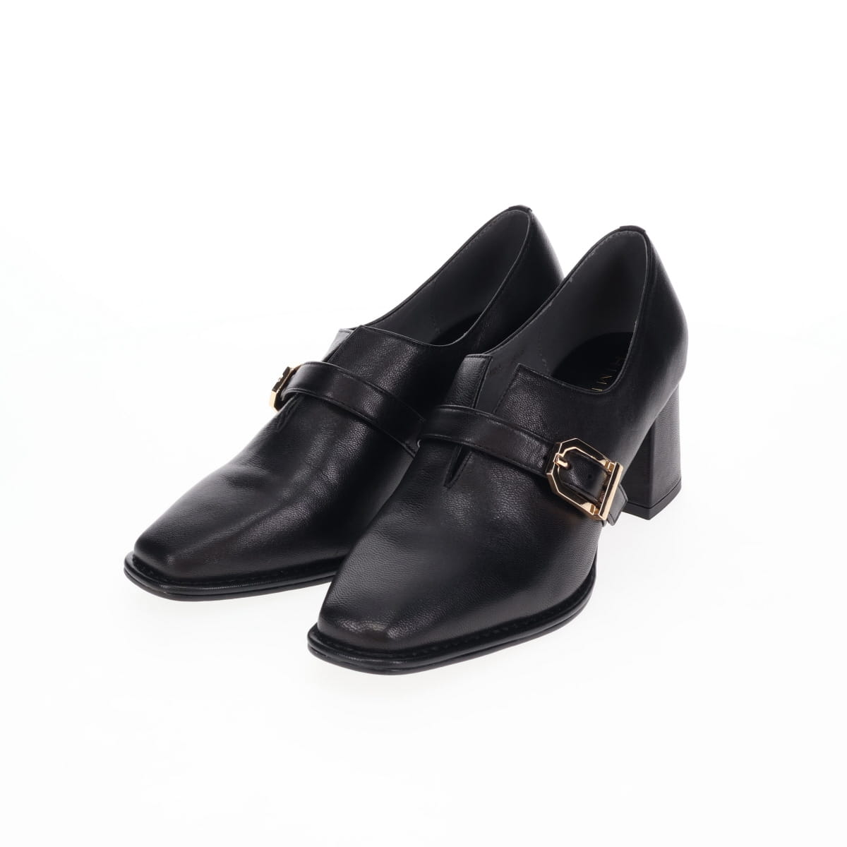 《予約/10月中旬入荷予定》【26AW/WEB限定デザイン】スクエアトゥベルトデザインシューズ/640017