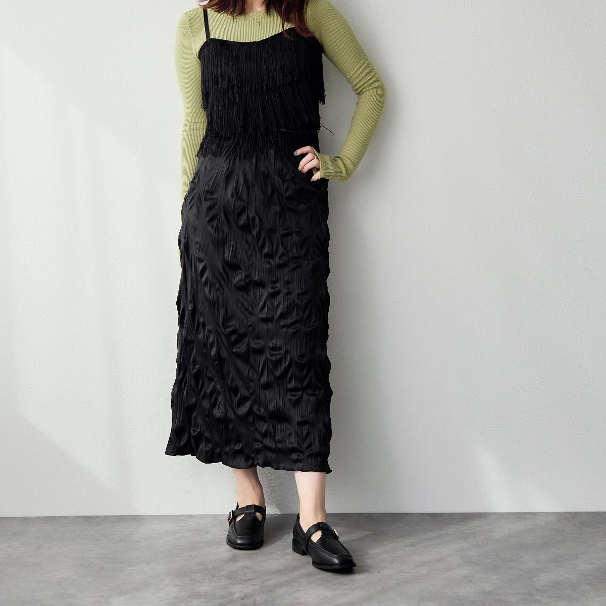 【SALE】スクエアTストラップシューズ/641303
