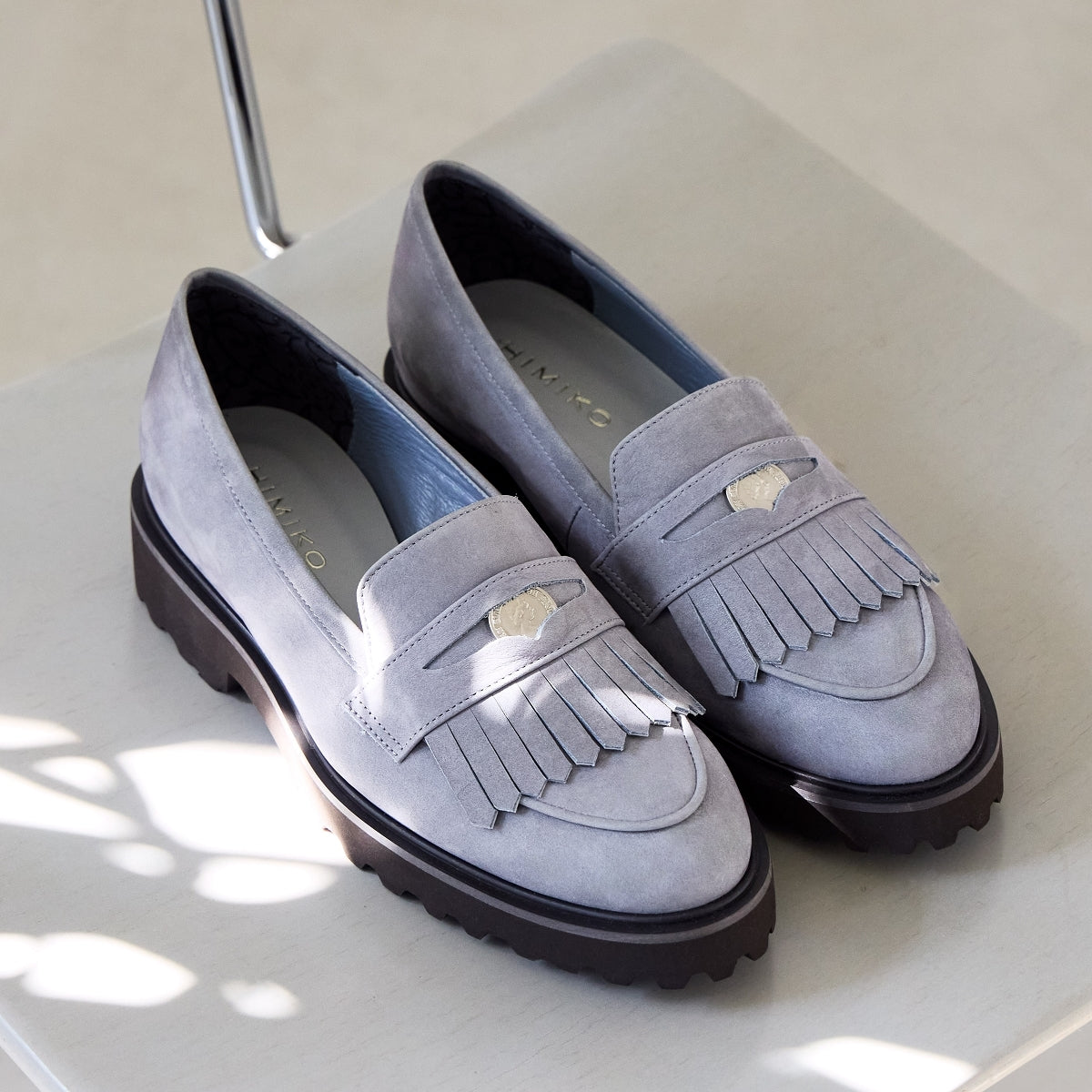 【SALE】トラックソールコインローファー/641304