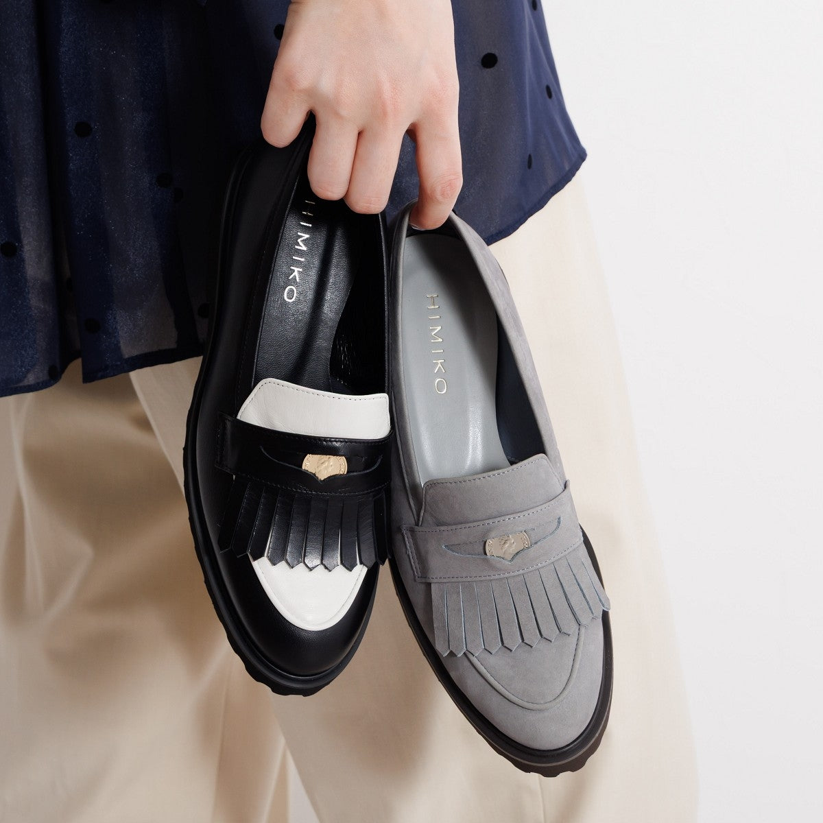 【SALE】トラックソールコインローファー/641304