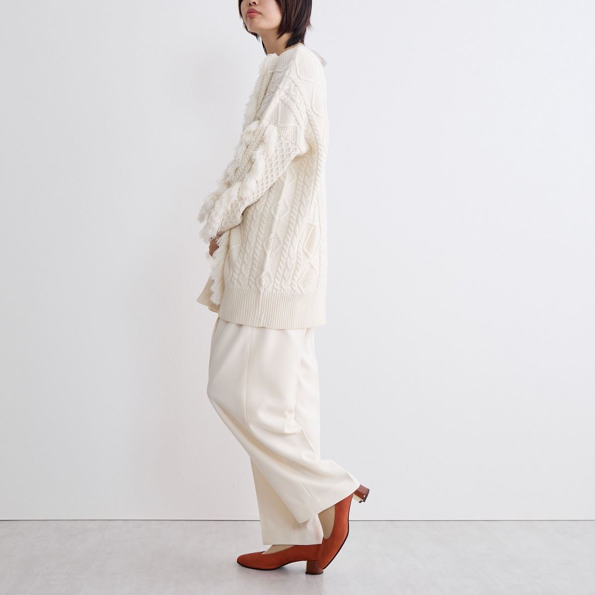 【SALE】スクエアトゥメタルプレートヒールパンプス/641312