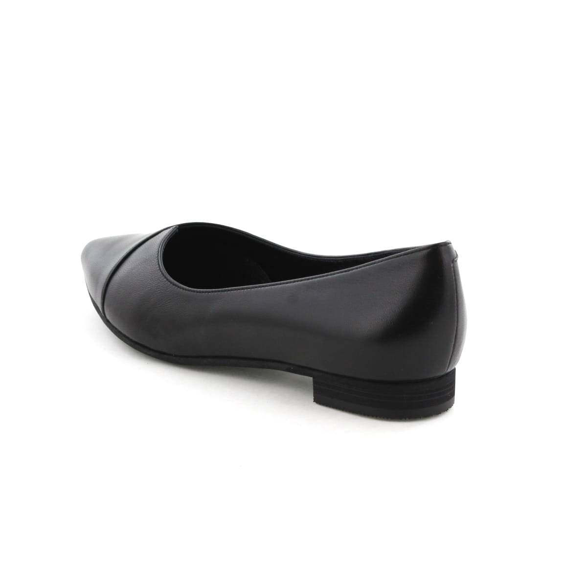 【26SS新色追加】アシンメトリーVカットフラットパンプス/641316