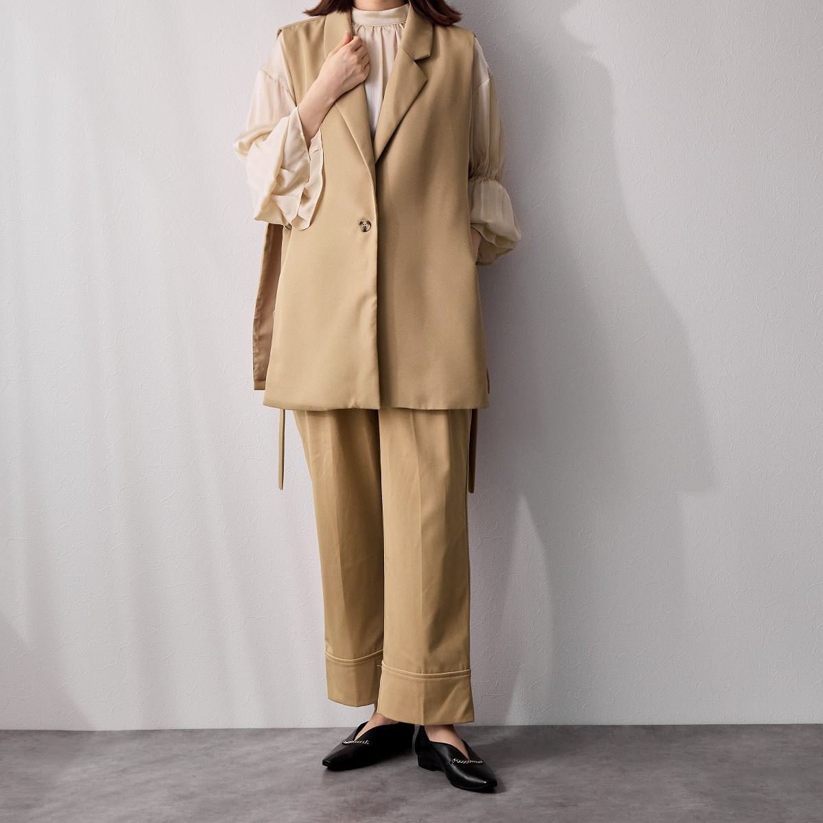 【SALE】チェーンフラットパンプス/641321