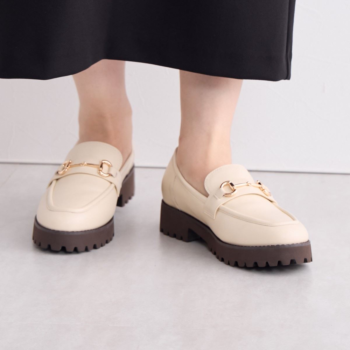 【SALE】トラックソールビットローファー/651322