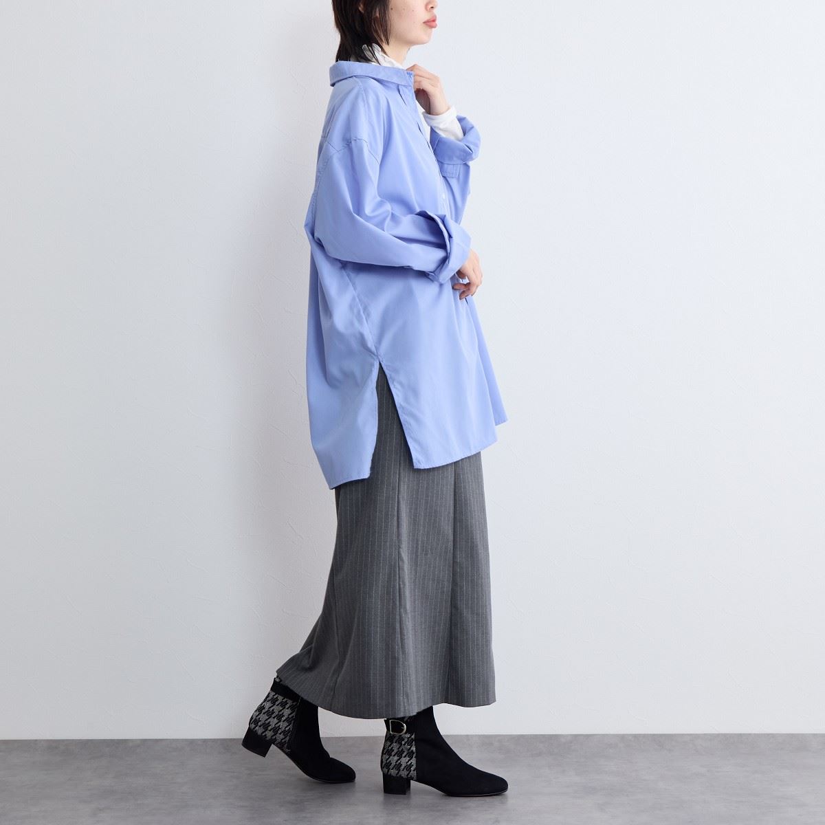 【SALE】サイドバックルショートブーツ/641407