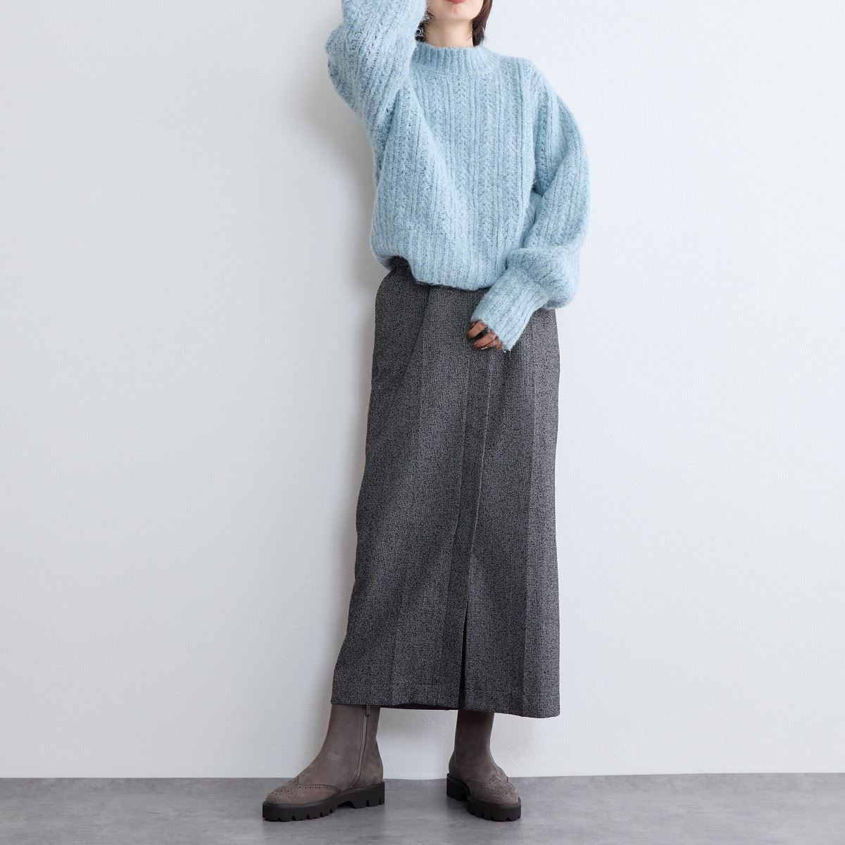 【SALE】メダリオンサイドゴアトラックソールブーツ/641408