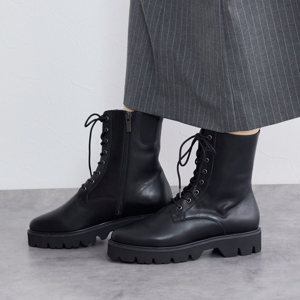 【SALE】レースアップトラックソールブーツ/641410