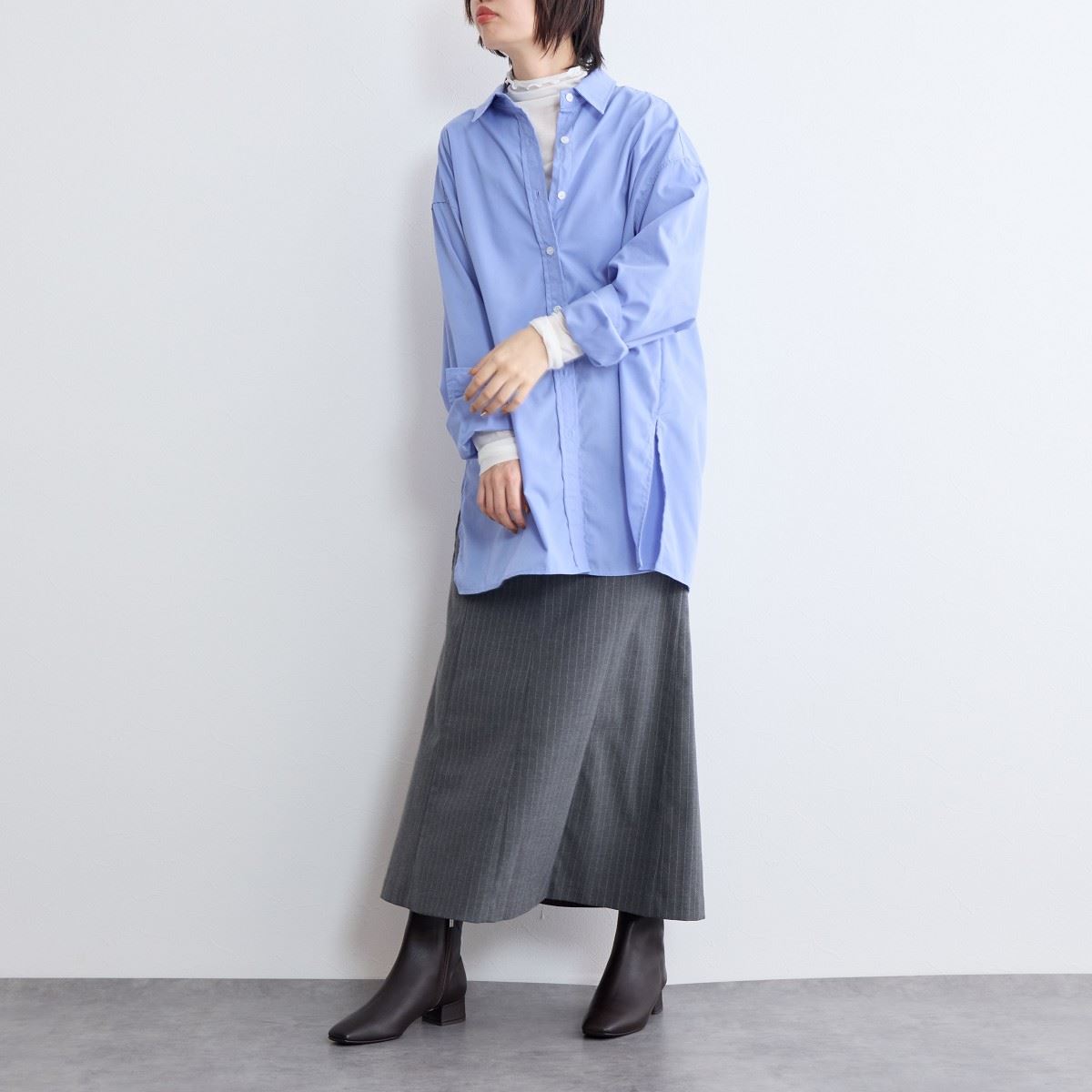 【SALE】サイドVカットショートブーツ/641412