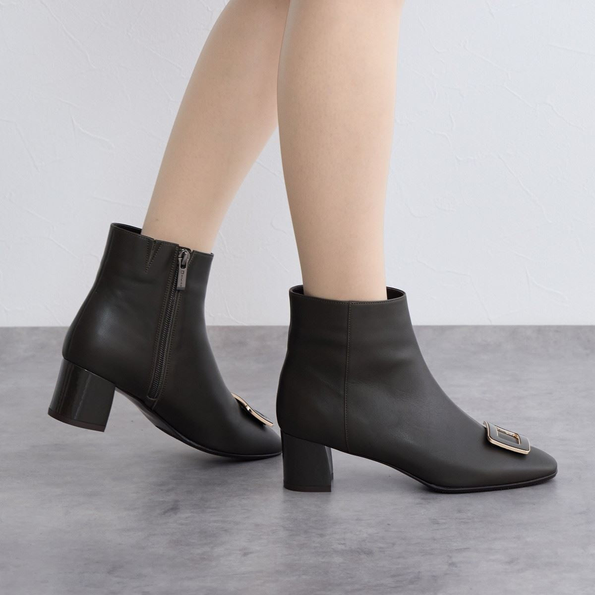 【SALE】スクエアバックルブーツ/641413