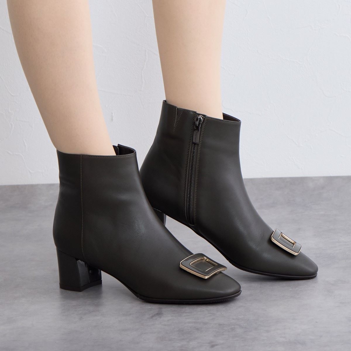 【SALE】スクエアバックルブーツ/641413