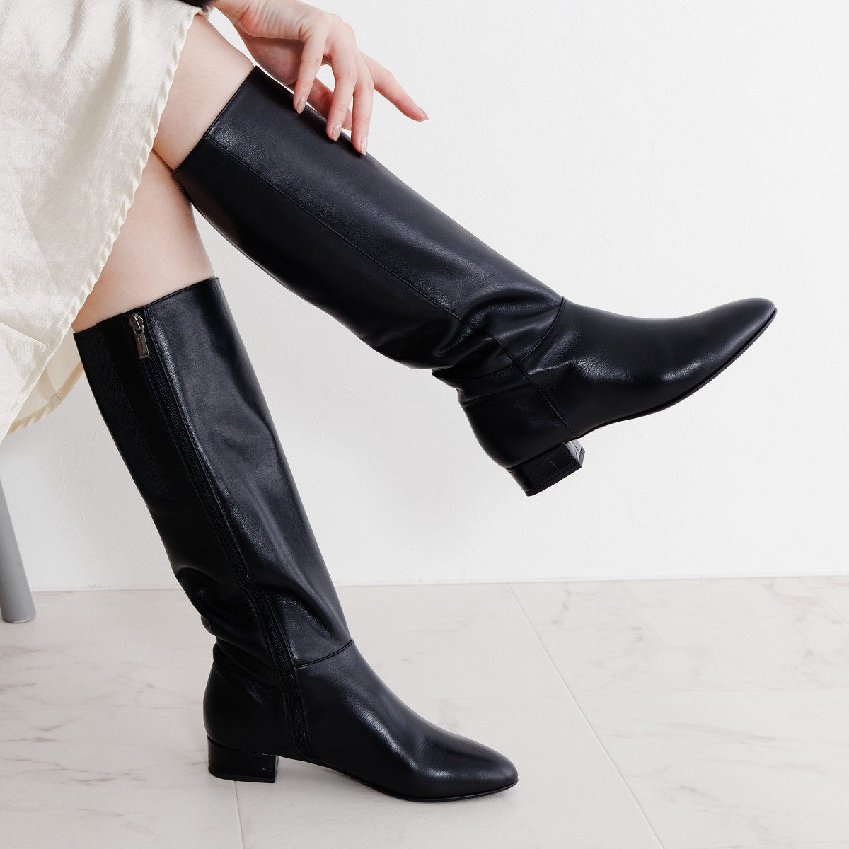 【25AW】ワイドシャフトロングブーツ/641416