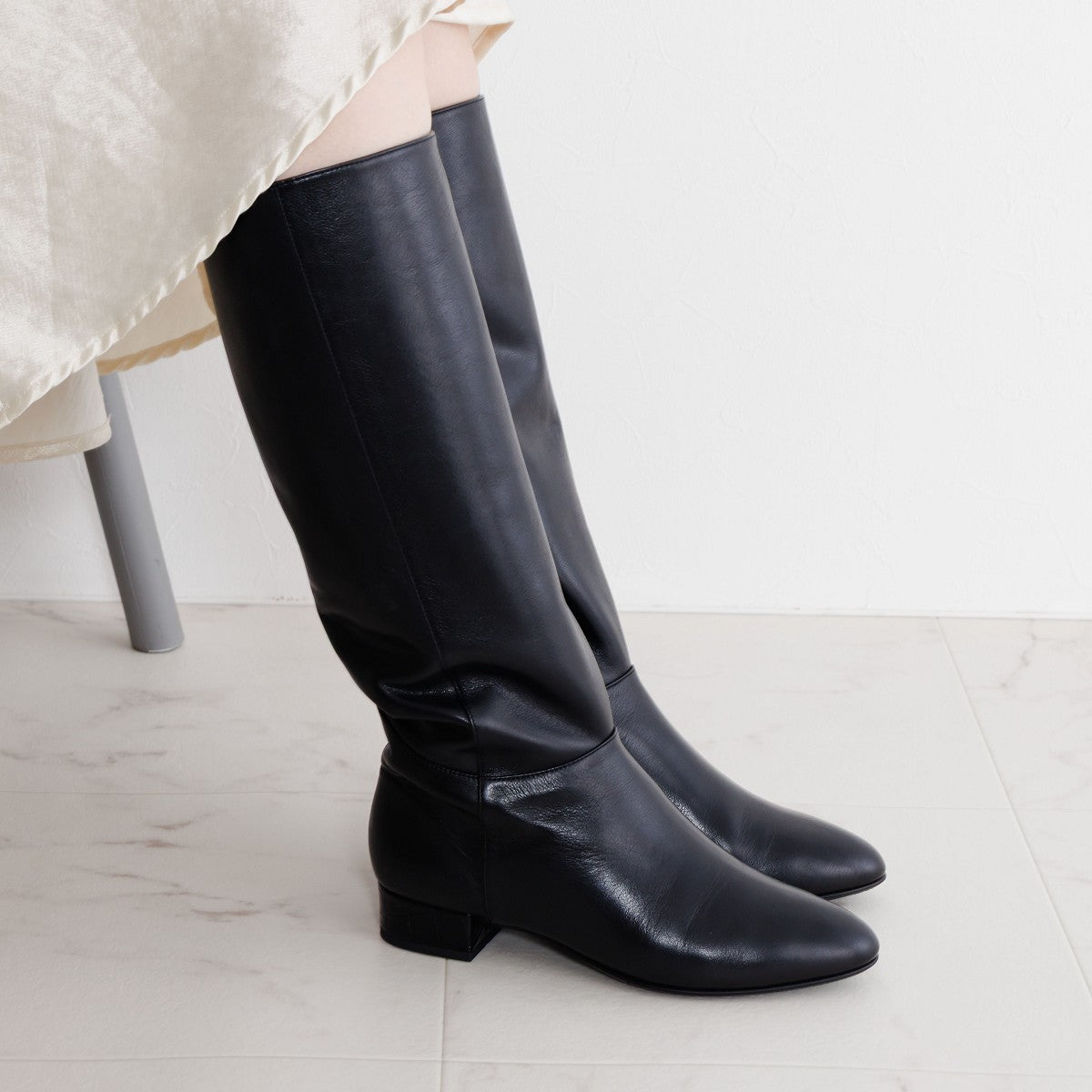 【25AW】ワイドシャフトロングブーツ/641416