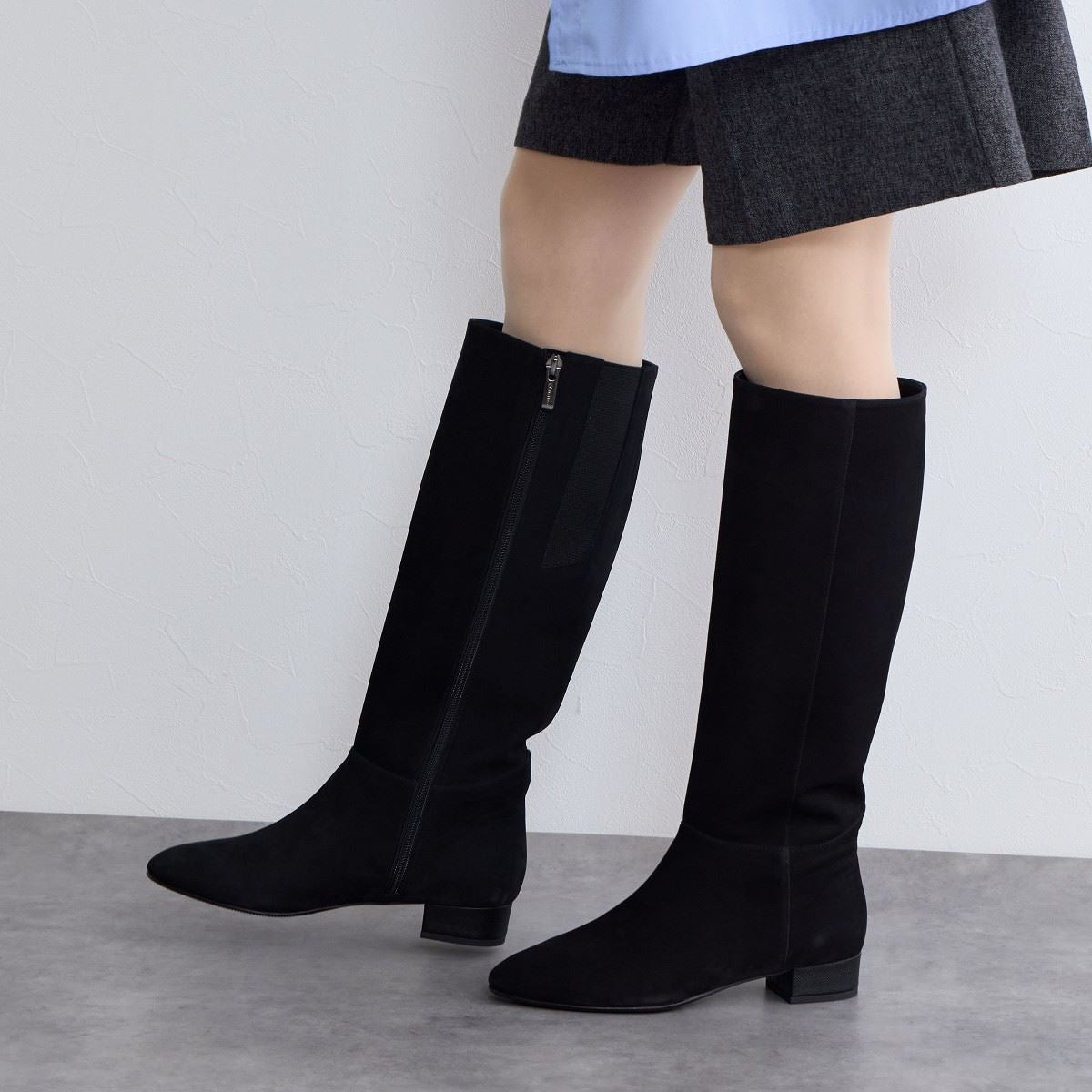 【25AW】ワイドシャフトロングブーツ/641416