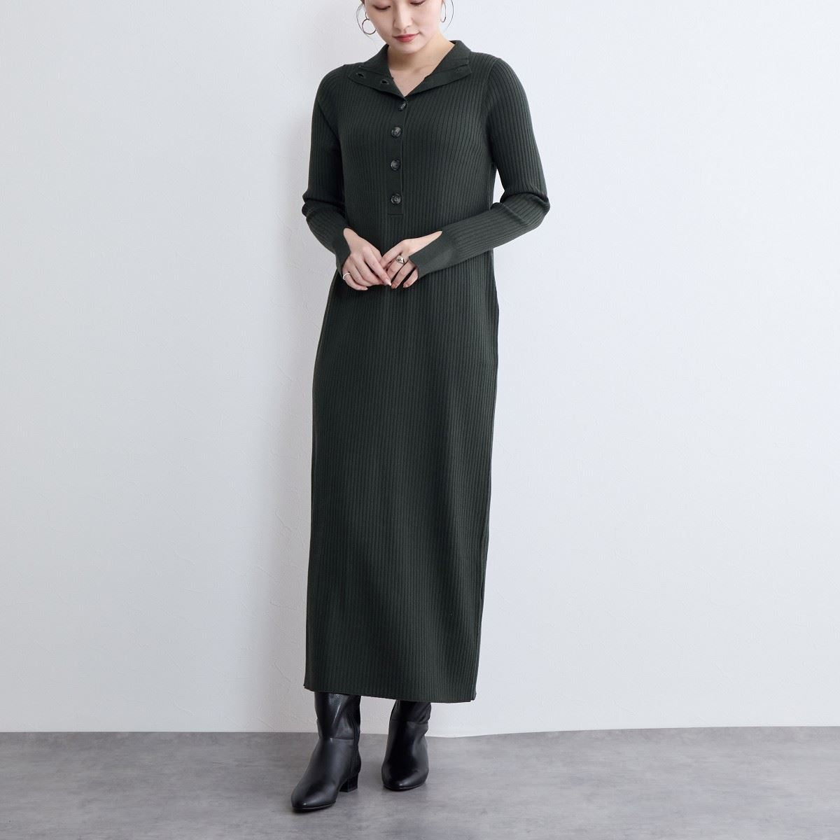 【25AW】ワイドシャフトロングブーツ/641416