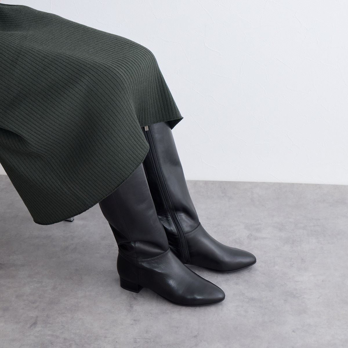 【25AW】ワイドシャフトロングブーツ/641416