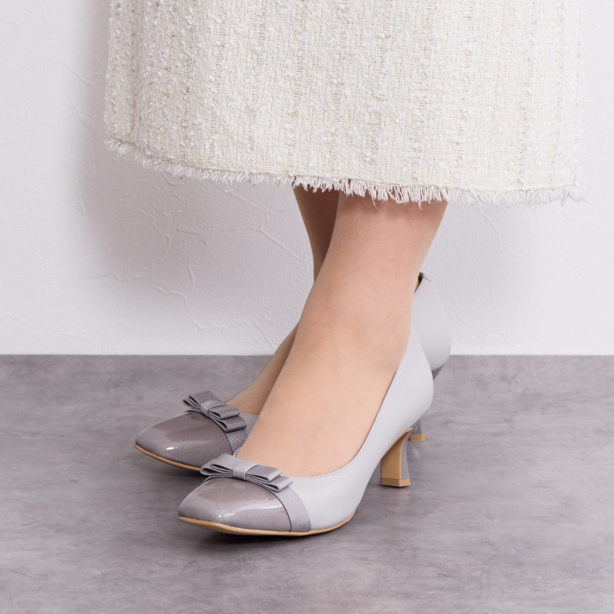 【SALE】リボンデザインパンプス/643101