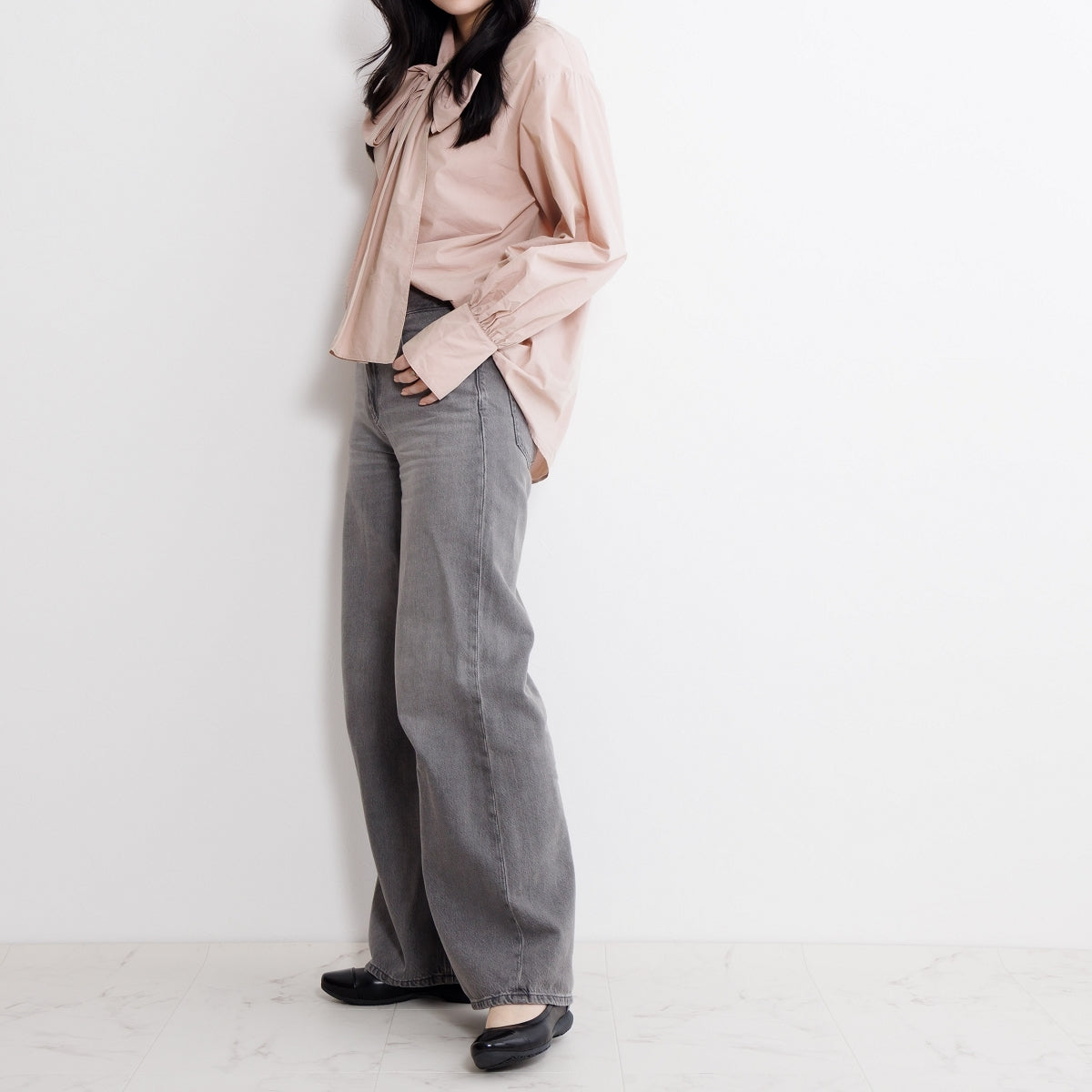 【WEB限定デザイン】プレーンスニーカーパンプス/643150