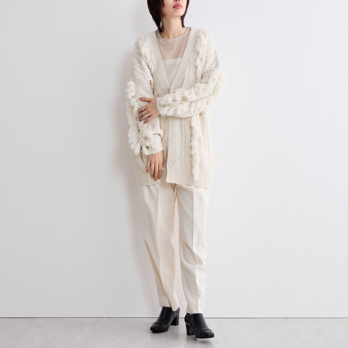 【SALE】スクエアトゥサイドゴアパンプス/643302