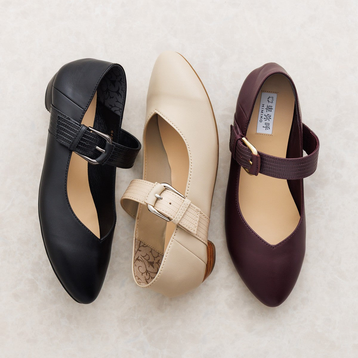 【25AW新色】2WAYベルトデザインバブーシュ/643311