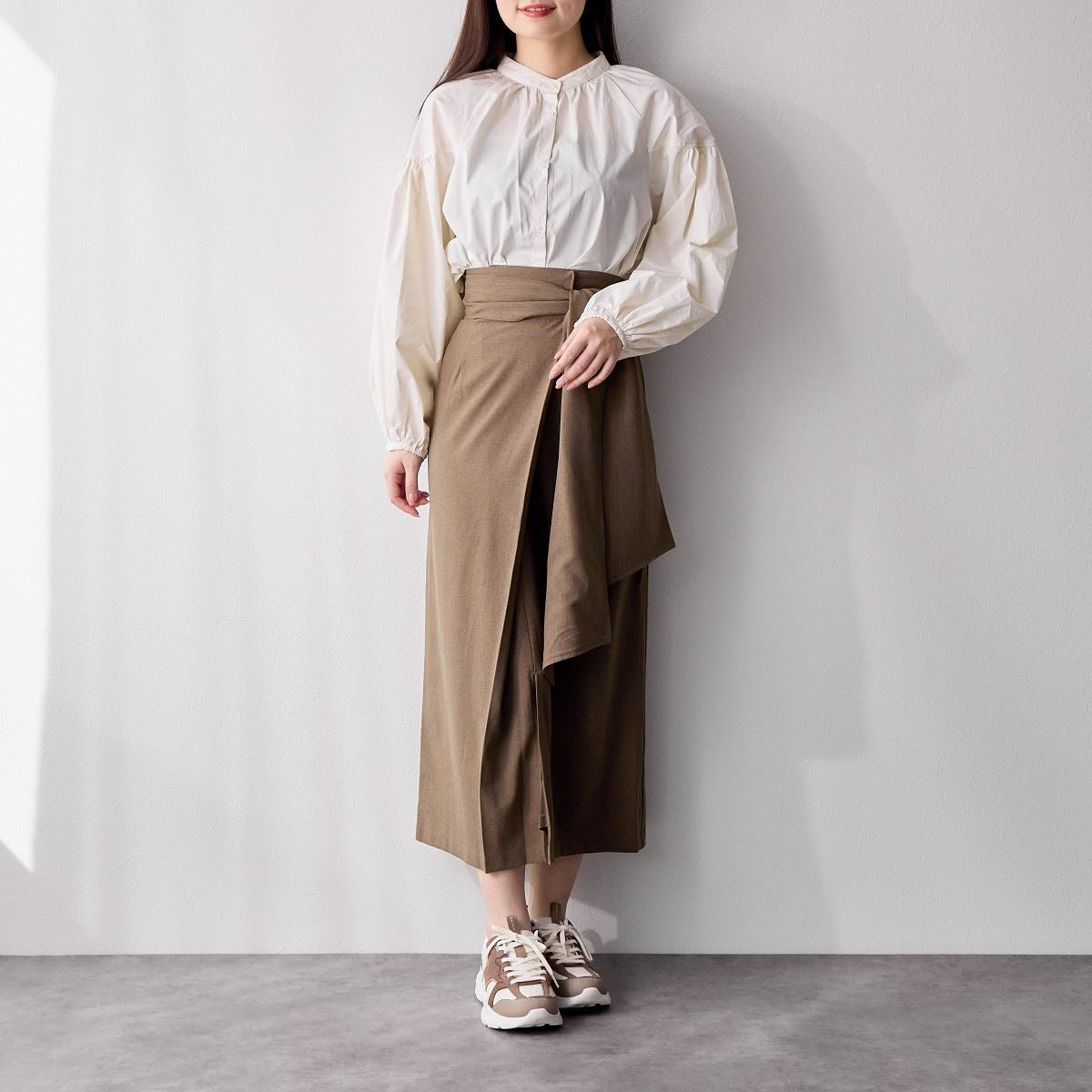 【SALE】異素材コンビスニーカー/647102