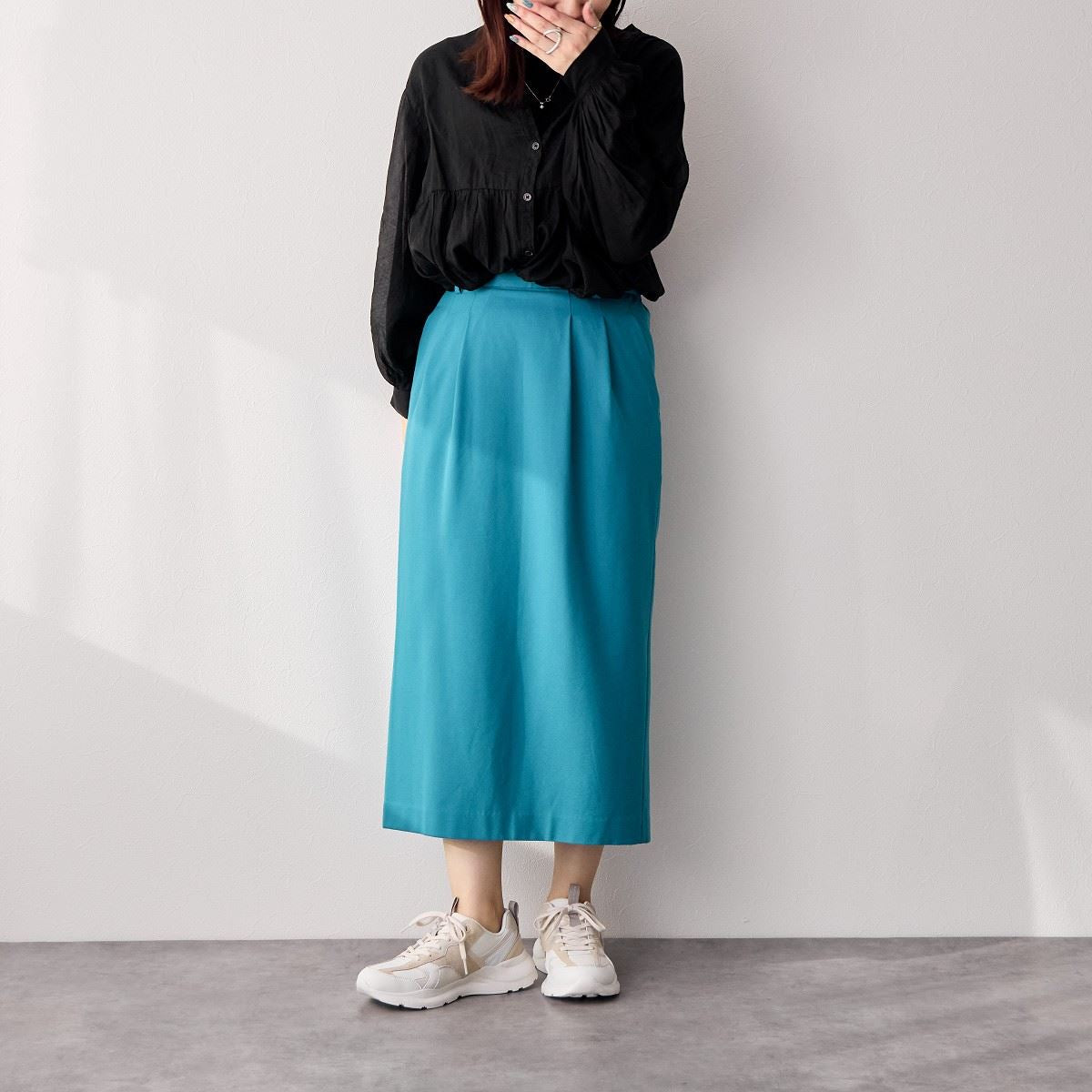 【SALE】異素材コンビスニーカー/647102