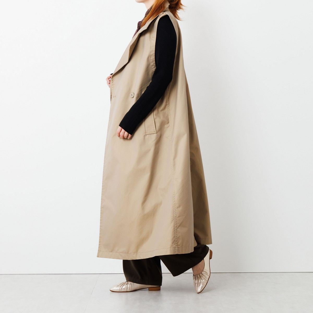 【SALE】ギャザーフラットパンプス/651101