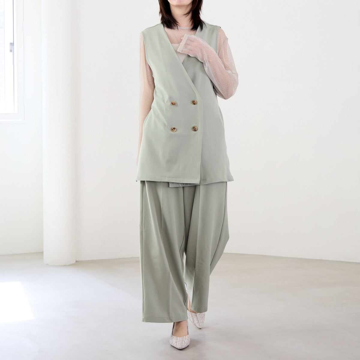 【SALE】ポインテッドトゥパンプス/651108