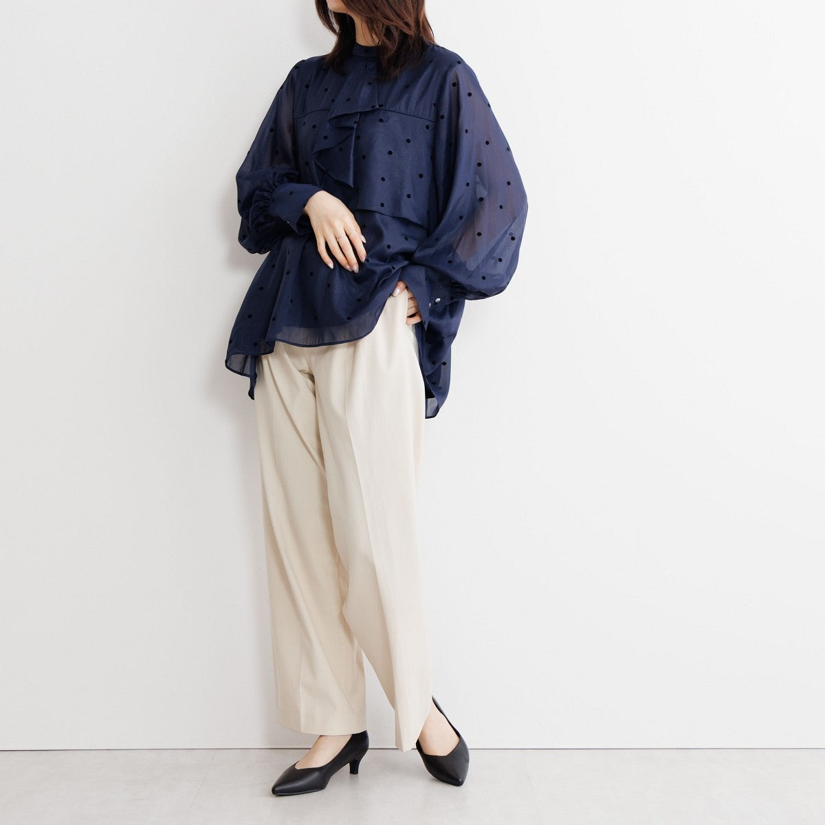 【SALE】ポインテッドトゥパンプス/651108