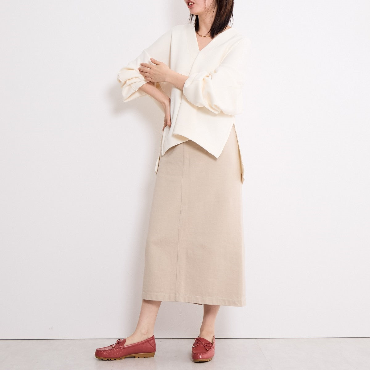 【再値下げ】【再入荷】リボンモチーフモカシン/651109
