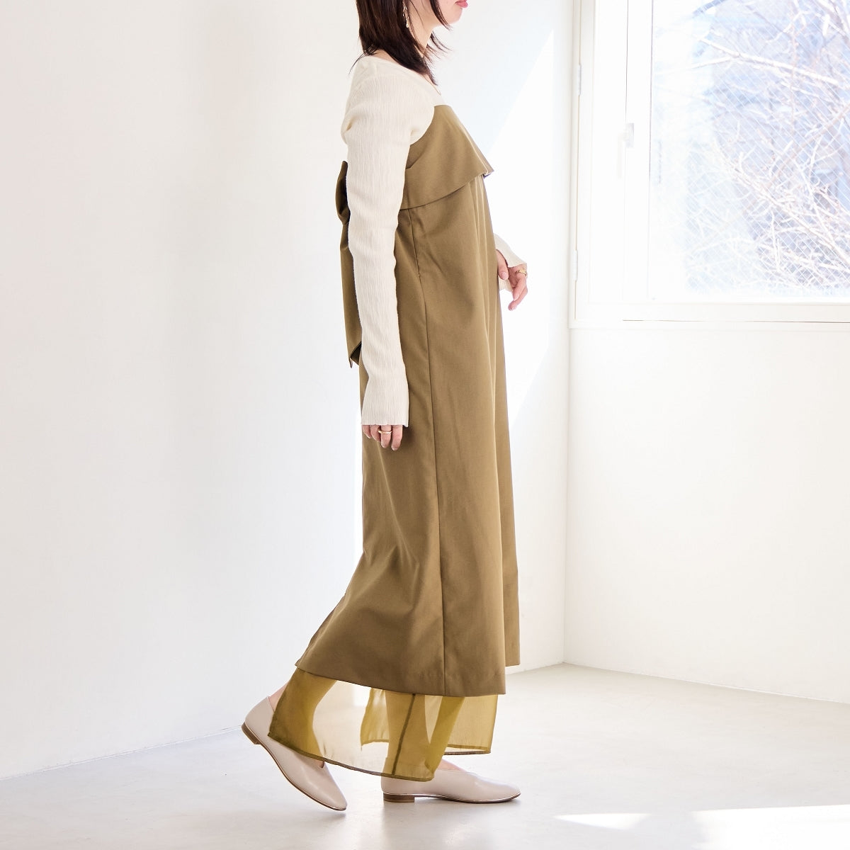 【SALE】メタルラインVカットパンプス/751113