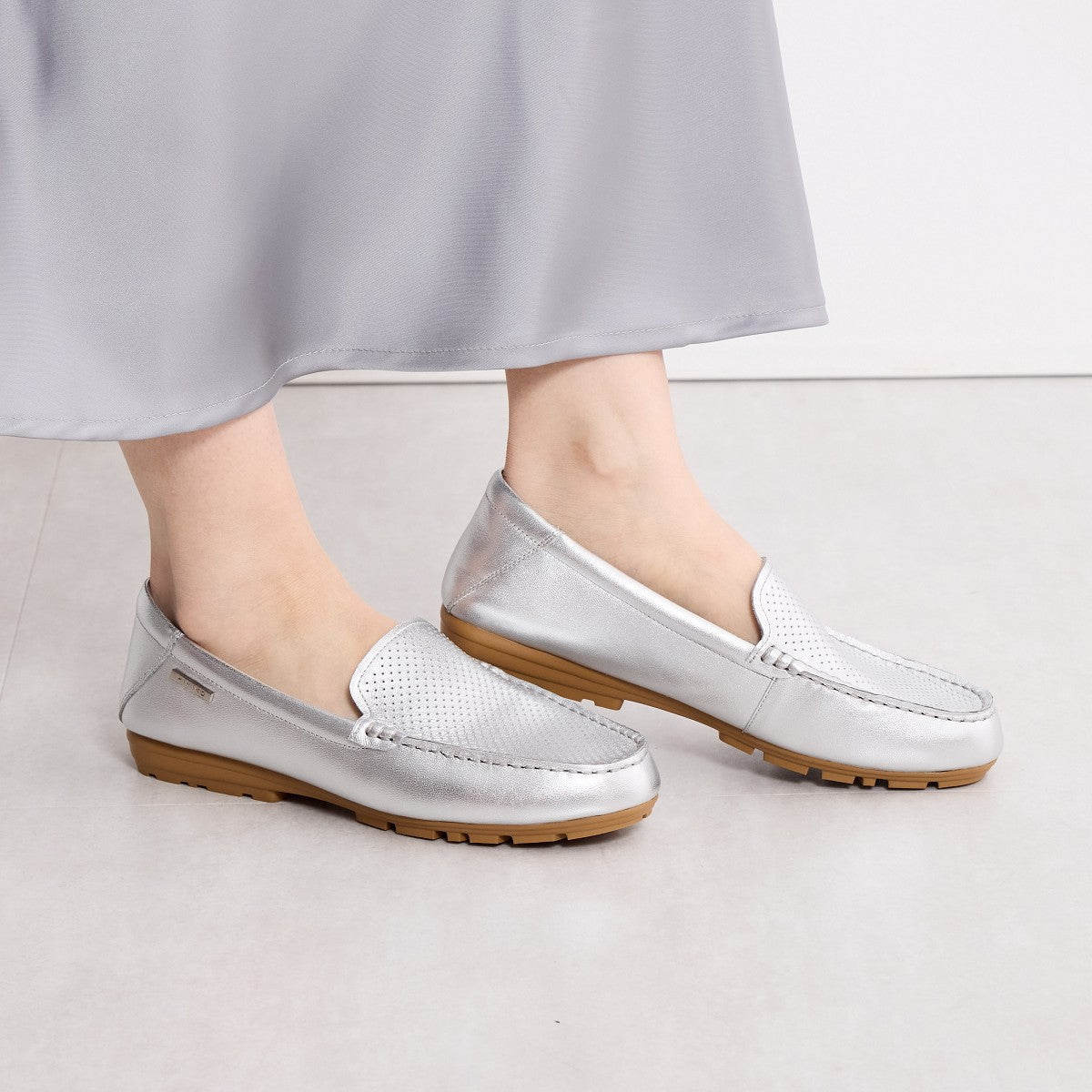 【SALE】パンチングレザーモカシン/651114