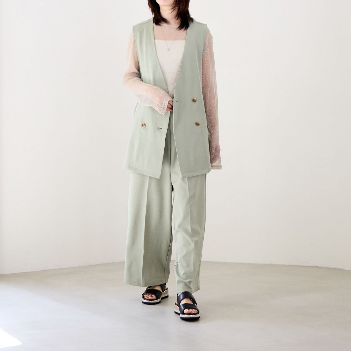 【SALE】ソフトシープパデットサンダル/651211