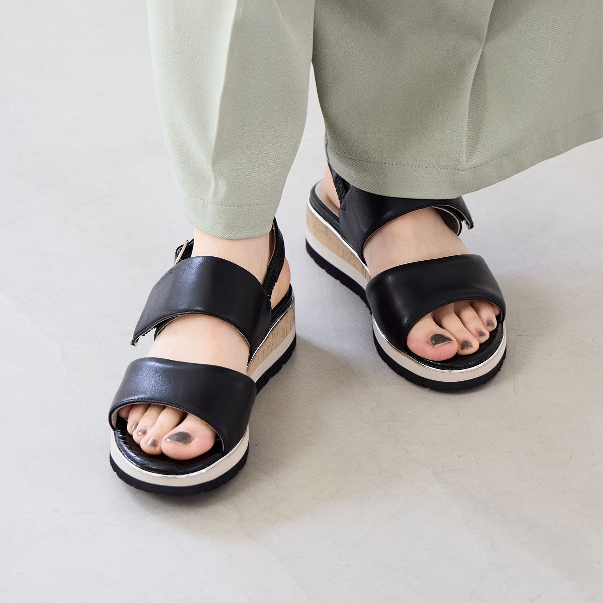 【SALE】ソフトシープパデットサンダル/651211