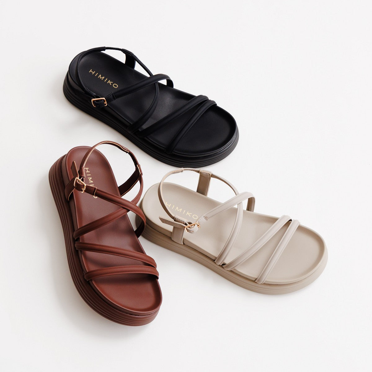 SALE】【WEB限定デザイン】クロスストラップサンダル/651250