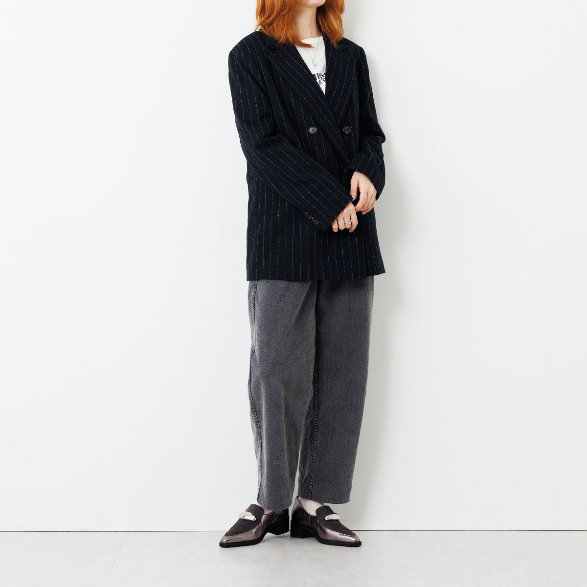 【SALE】軽量ソールオーバルモチーフローファー/651306