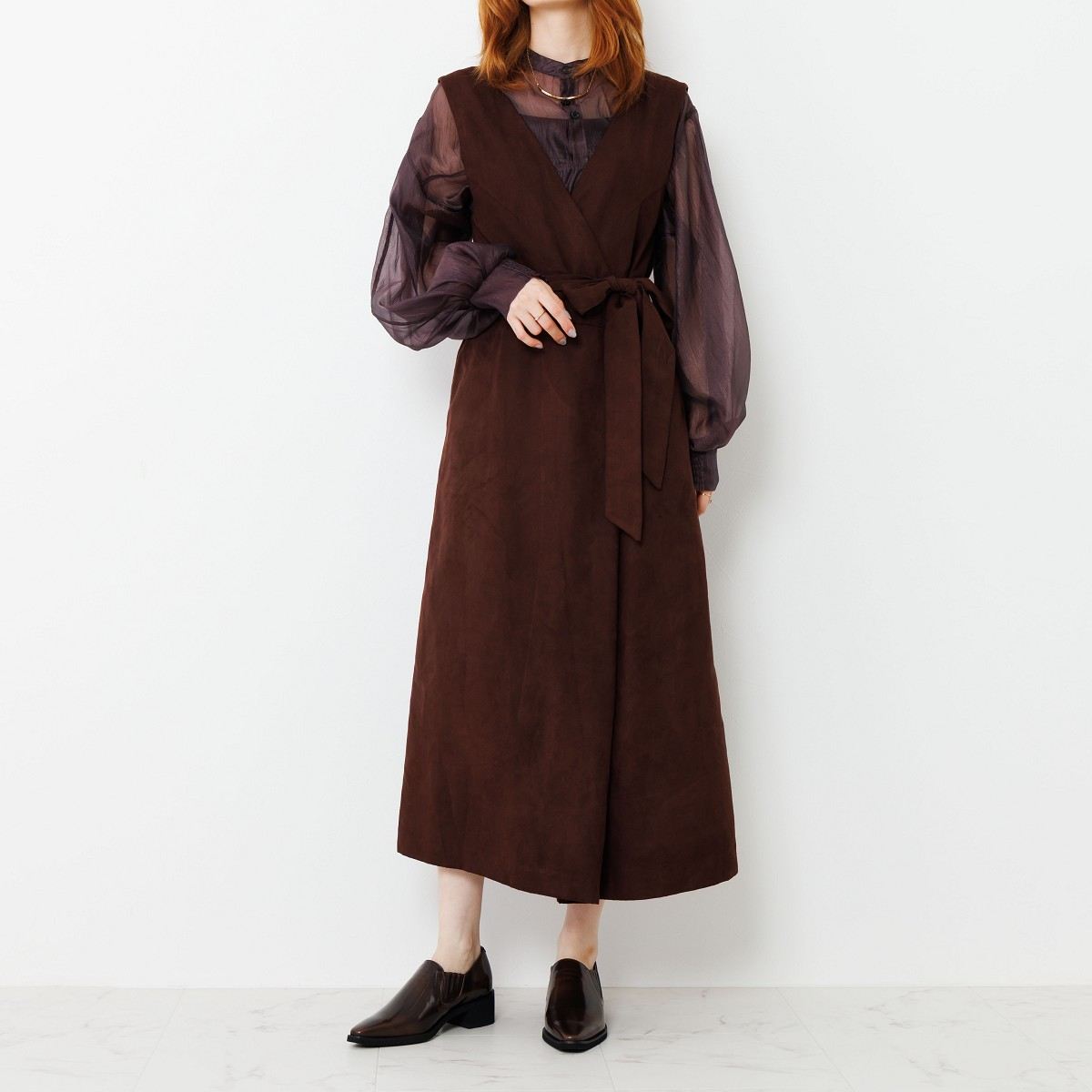 【25AW】アドバンレザーポインテッドトゥサイドゴア/651310