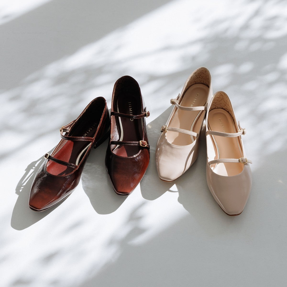 【26SS新色追加】ダブルベルトローヒールメリージェーンパンプス/651313