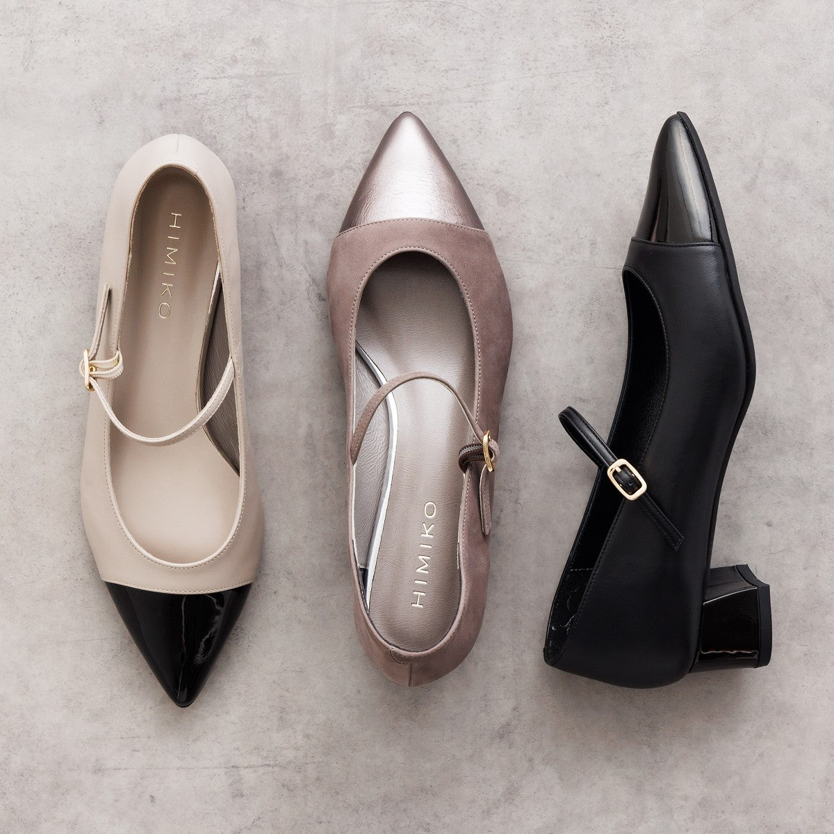 25AW】ポインテッドトゥメリージェーンパンプス/651314