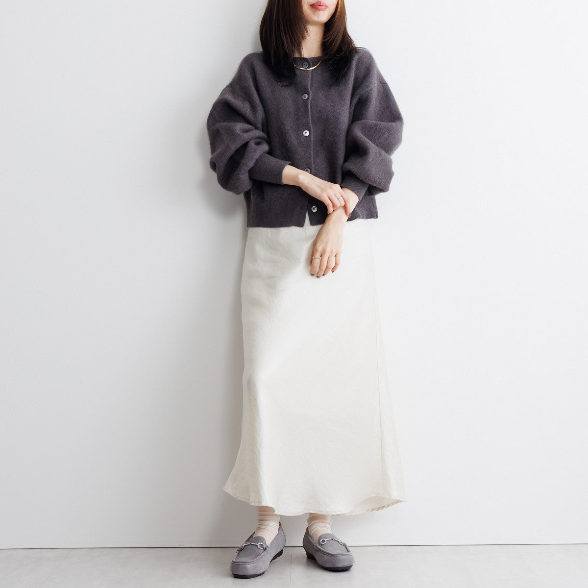 【25AW】ビジュービットふわふわモカシン/651320