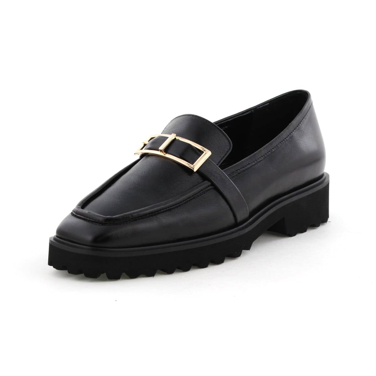 【25AW】トラックソールスクエアバックルローファー/651321