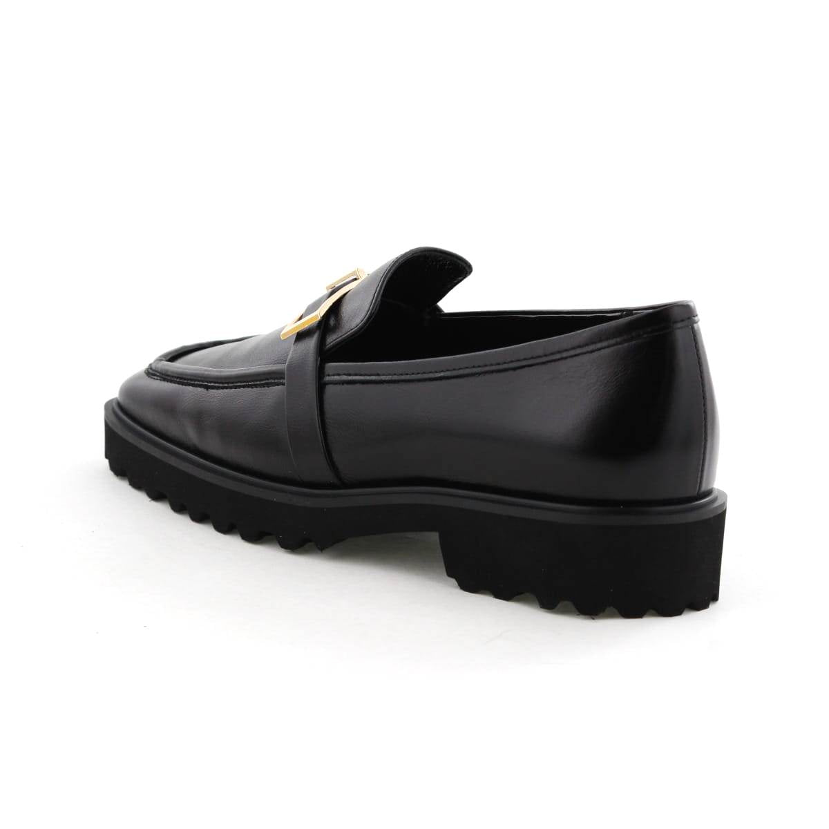 【25AW】トラックソールスクエアバックルローファー/651321