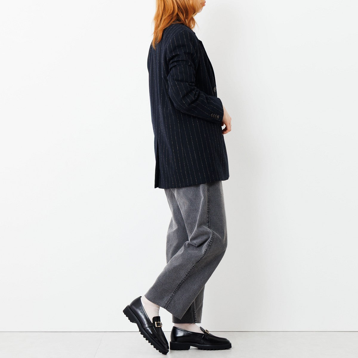 【25AW】トラックソールスクエアバックルローファー/651321