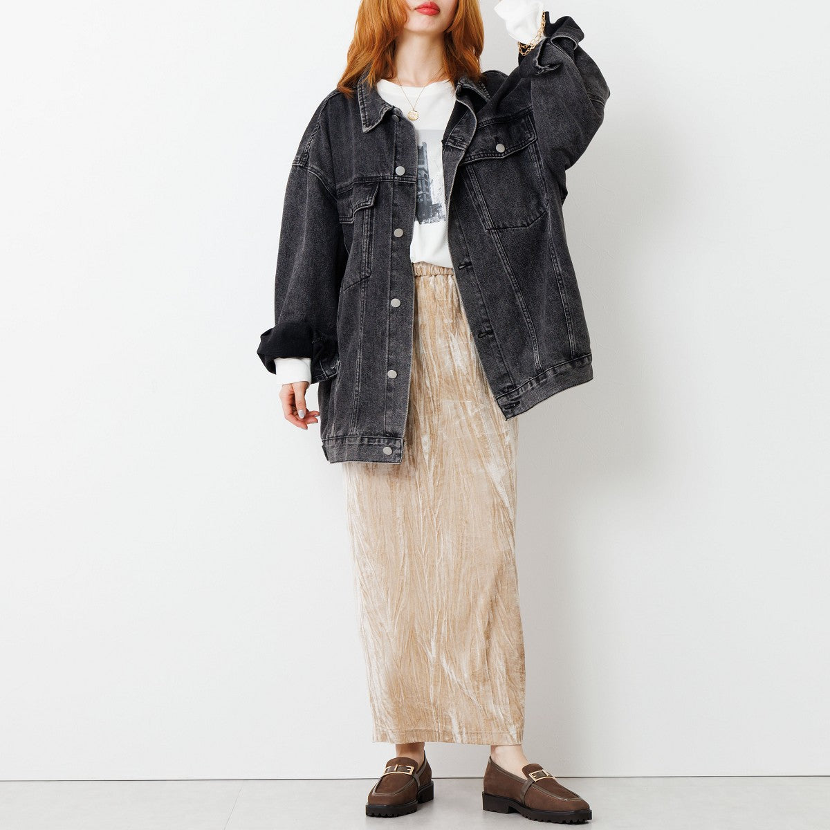 【25AW】トラックソールスクエアバックルローファー/651321